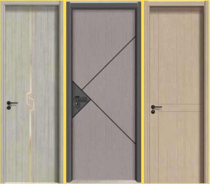 Portes d'Intérieur Modernes en Finition Bois